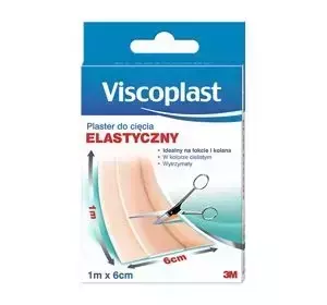 VISCOPLAST ELASTYCZNY PLASTER DO CIĘCIA 1Mx6CM