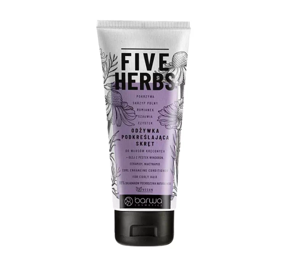 BARWA FIVE HERBS ODŻYWKA PODKREŚLAJĄCA SKRĘT DO WŁOSÓW KRĘCONYCH