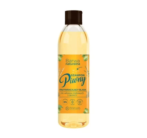 BARWA NATURALNA PRZYWRACAJĄCY BLASK SZAMPON PIWNY 300ML