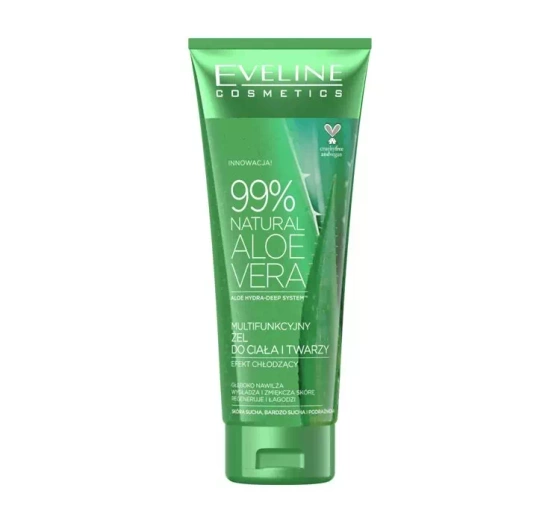 EVELINE 99% ALOE VERA ŻEL ALOESOWY ŻEL WIELOFUNKCYJNY DO TWARZY I CIAŁA