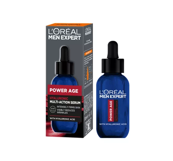 LOREAL MEN EXPERT POWER AGE WIELOZADANIOWE SERUM Z KWASEM HIALURONOWYM