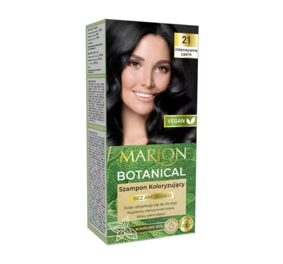 MARION BOTANICAL SZAMPON KOLORYZUJĄCY 21 INTENSYWNA CZERŃ