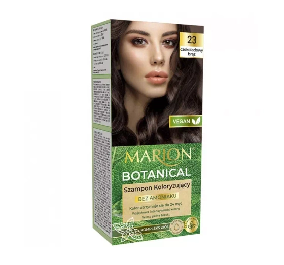 MARION BOTANICAL SZAMPON KOLORYZUJĄCY 23 CZEKOLADOWY BRĄZ