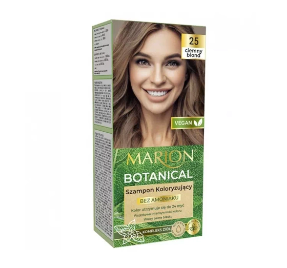 MARION BOTANICAL SZAMPON KOLORYZUJĄCY 25 CIEMNY BLOND