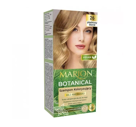 MARION BOTANICAL SZAMPON KOLORYZUJĄCY 26 PIASKOWY BLOND