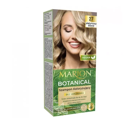 MARION BOTANICAL SZAMPON KOLORYZUJĄCY 27 PLATYNOWY BLOND