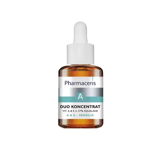 PHARMACERIS A A&E SENSILIX DUO KONCENTRAT Z WITAMINĄ A i E w 27% SKWALANIE 30ML