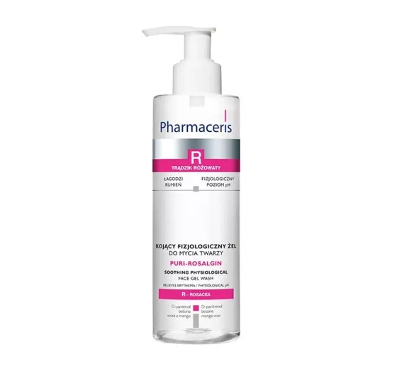 PHARMACERIS R PURI ROSALGIN KOJĄCY FIZJOLOGICZNY ŻEL DO MYCIA TWARZY 190ML