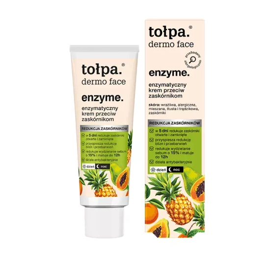 TOŁPA ENZYME ENZYMATYCZNY KREM PRZECIW ZASKÓRNIKOM